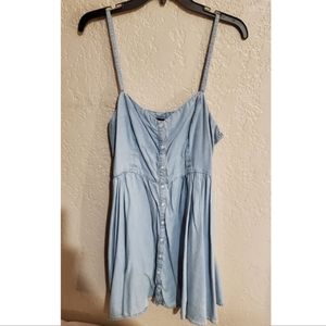 EUC French Connection Denim Skater Dress- With Pockets!